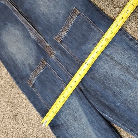 NWR Sandrine Rose X Free People Distressed Y2K 90s jumpsuit coverall jeans XS - Picture 8 of 11